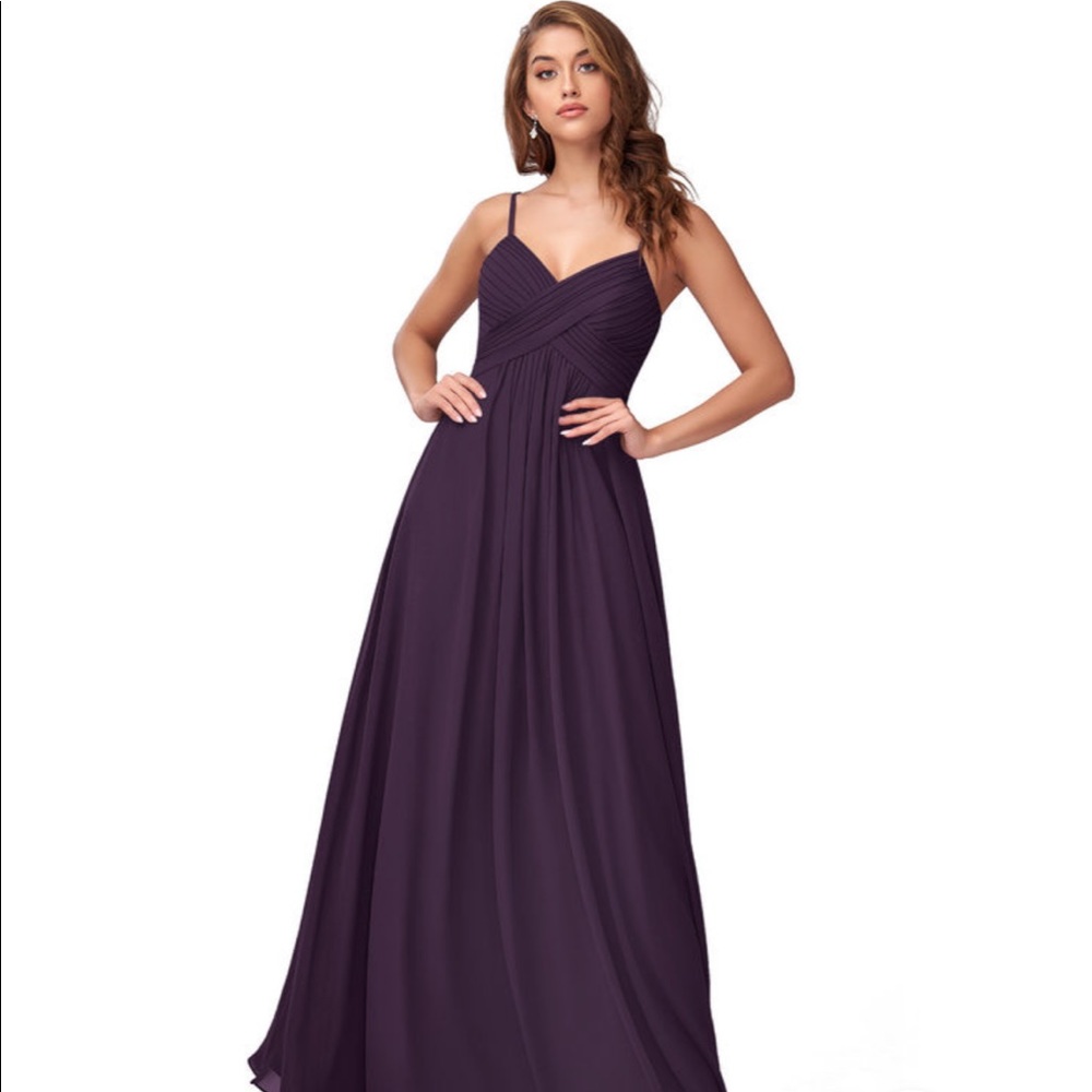 Plum (Shannon) bridesmaid dress from azazie